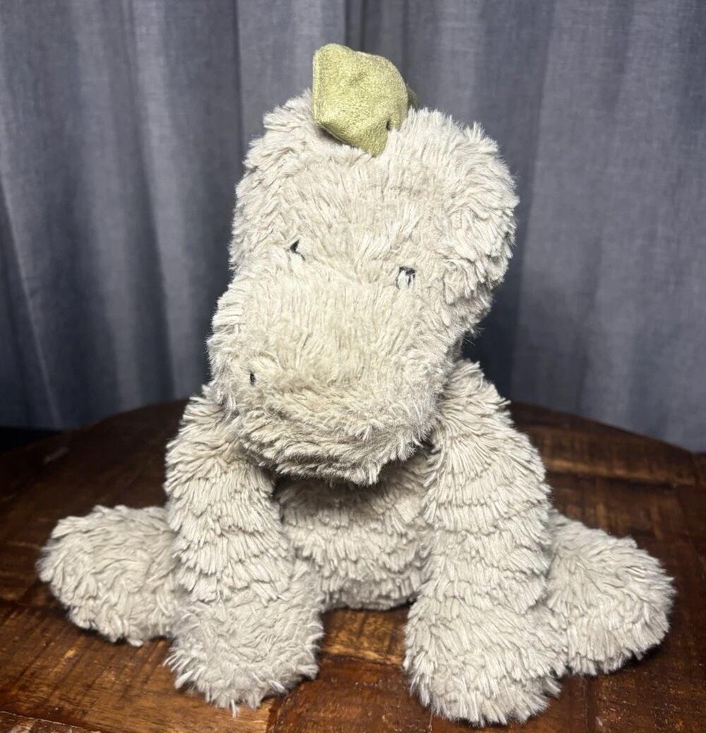 Jellycat 9” Fuddlewuddle Dino Green Dinosaur Stuffed Plush Animal